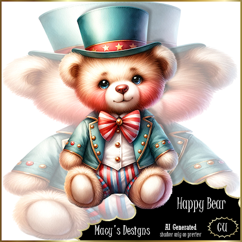 AI - Happy Bear - Click Image to Close